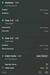 Megalodon Betting Tips VIP Ticket December 14-15